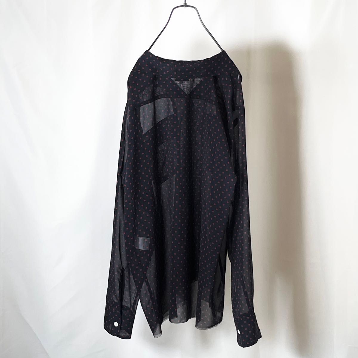 ニードルス(Needles) シースルー オープンカラー シアー シャツ ニードルス(Needles) シースルー オープンカラー シアー シャツ
