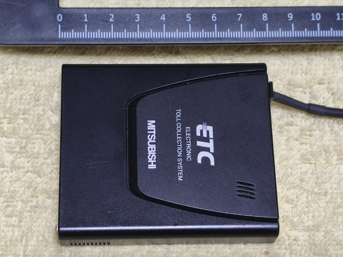普通自動車セットアップ 超小型一体型ETC車載機 三菱EP-9U5*V（シンプルで故障が少ない） USB昇圧コード + シガープラグコード 二電源_画像3