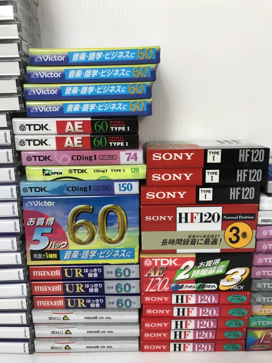  unopened unused cassette tape NORMAL normal 76ps.@ high position 14ps.@ all 90ps.@ together set SONY maxell TDK Hi Posi 150 minute 120 minute 