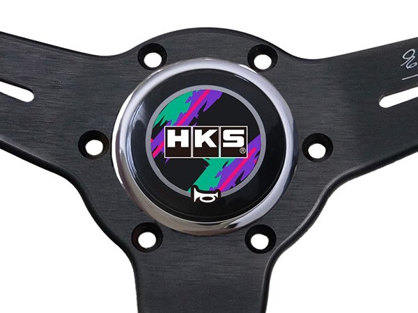 希少/残り1本在庫有 HKS 50th ステアリング/ハンドル ナルディ コラボ 340mm HKS 50th STEERING WHEEL NARDI SPORTS 34S(51007-AK534)_画像2