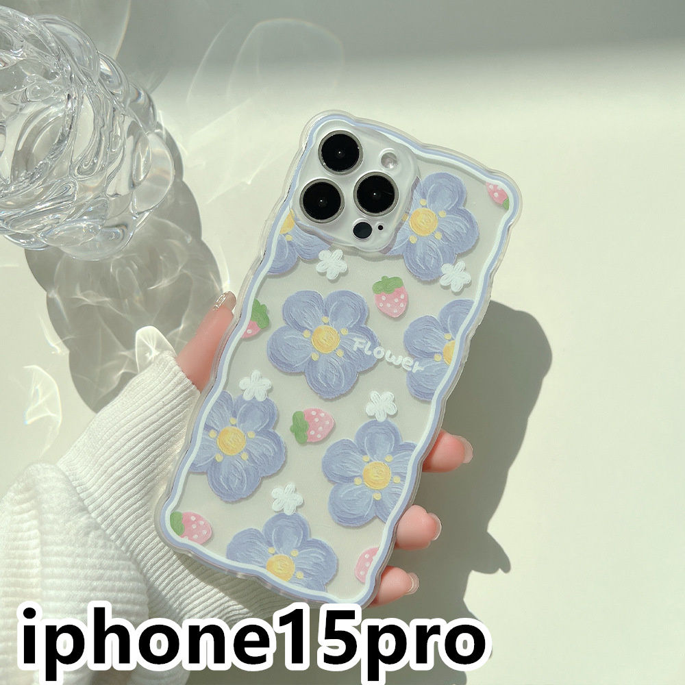 iphone15proケース カーバー TPU 可愛い　お洒落　韓国　　軽い ケース 耐衝撃 高品質158_画像1