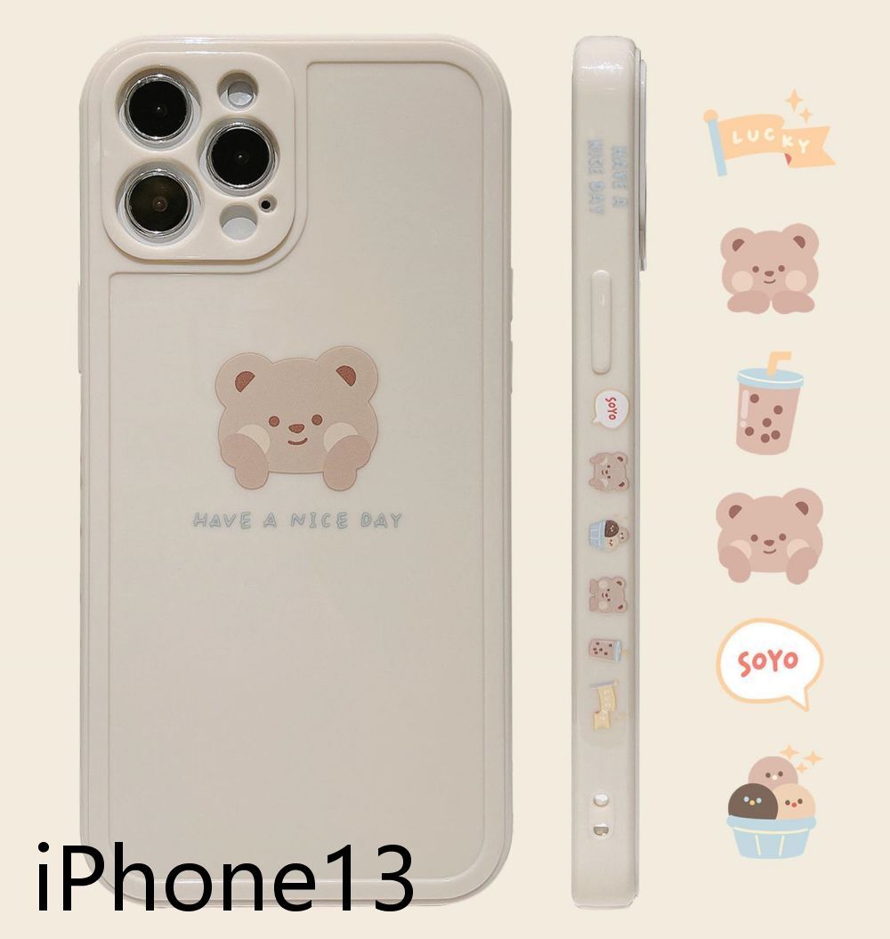 iphone13ケース カーバー TPU 可愛い　お洒落　韓国　　軽量 ケース 耐衝撃 高品質54h_画像1