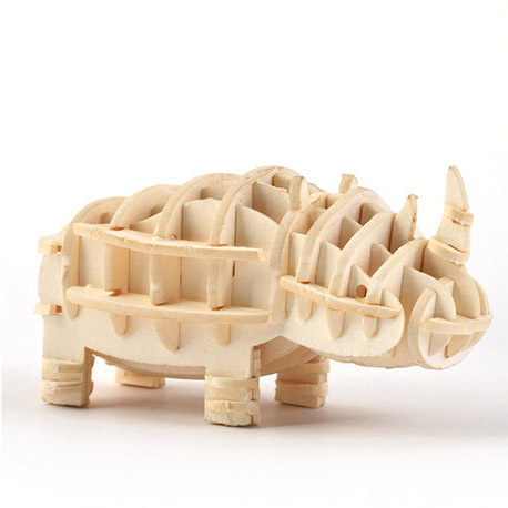 木製立体パズル　木製3D組み立てキット　立体パズル　オモチャ　知育玩具　子供プレゼント　誕生日プレゼント19_画像1