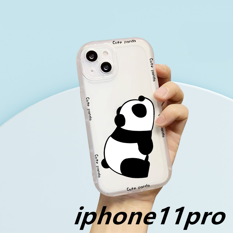 iphone11proケース カーバー TPU 可愛い　パンダ　お洒落　　軽量 耐衝撃 　_画像1