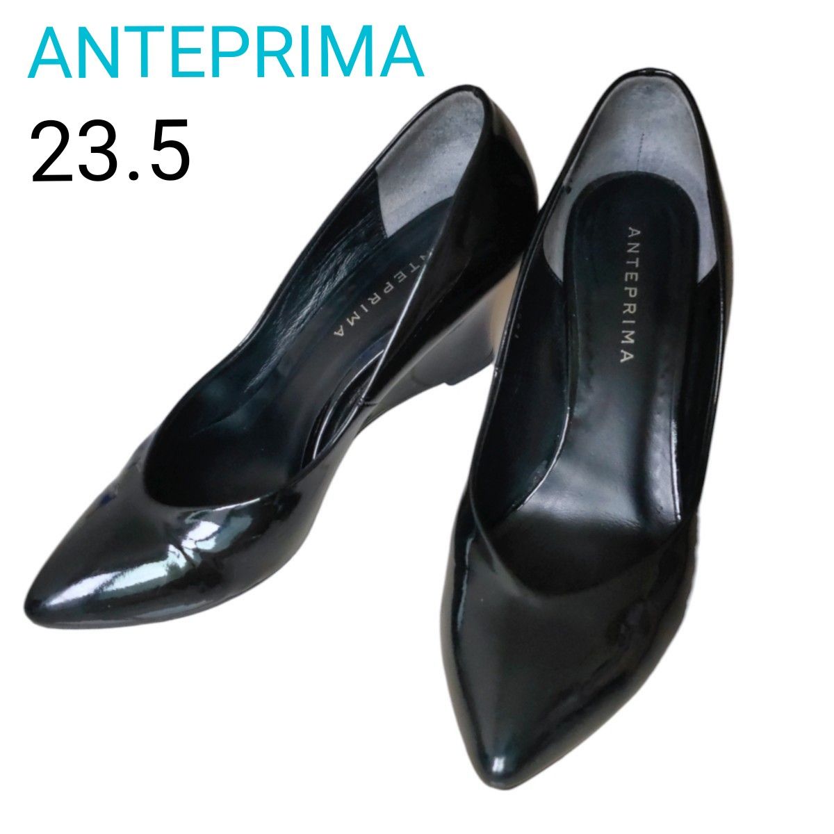 ANTEPRIMA アンテプリマ パンプス ウェッジソール エナメル 23 5 ANTEPRIMA アンテプリマ パンプス ウェッジソール エナメル 23 5