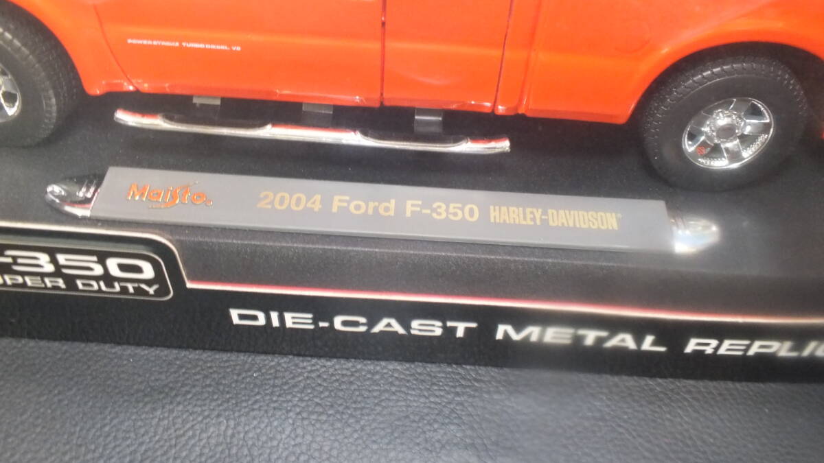 Maisto Ford F350 ハーレーダビッドソン マイスト ダイキャストミニカー  1/18の画像4