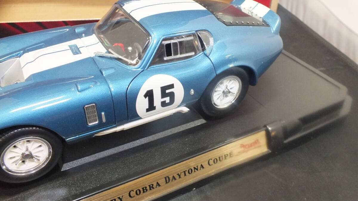 1965 シェルビー コブラ デイトナ　road signature ロードシグネチャー ミニカー コレクション　1/18_画像3