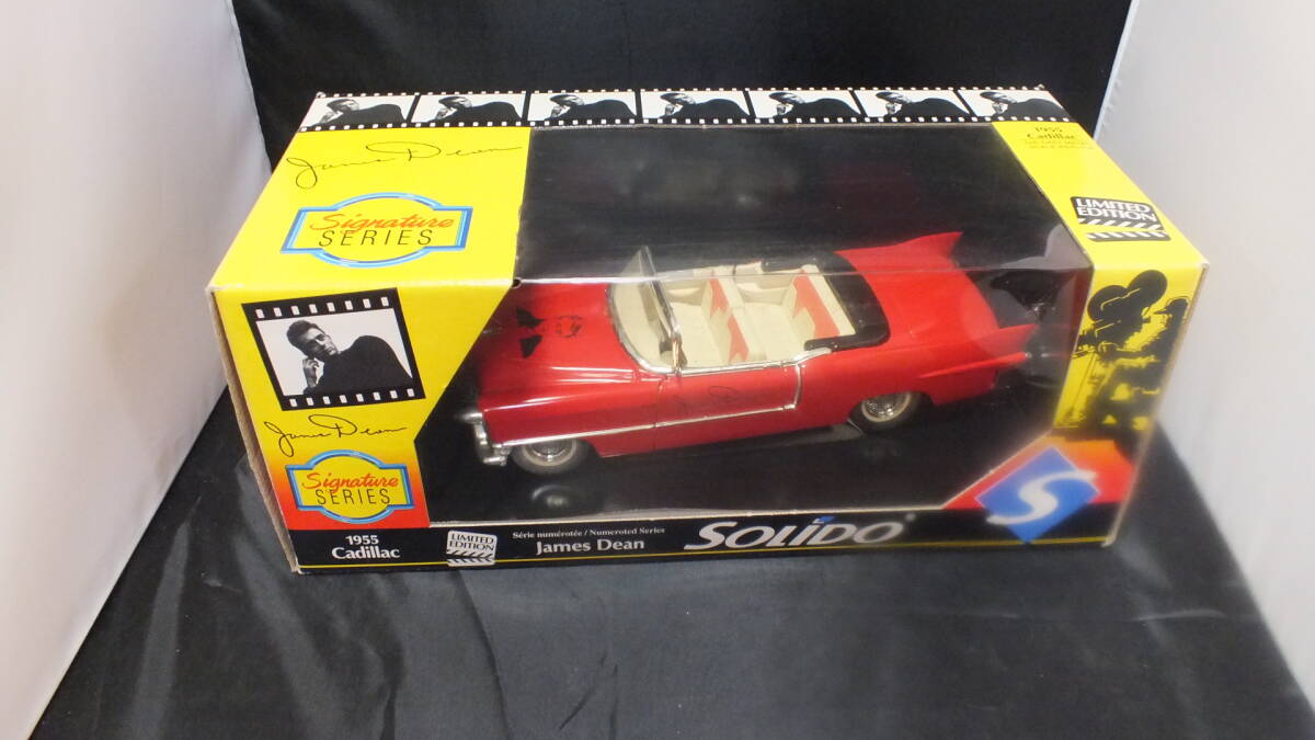 SOLIDO 1955CADILLAC JAMES DEAN 1994 year France made 1/18je-ms. Dean minicar 