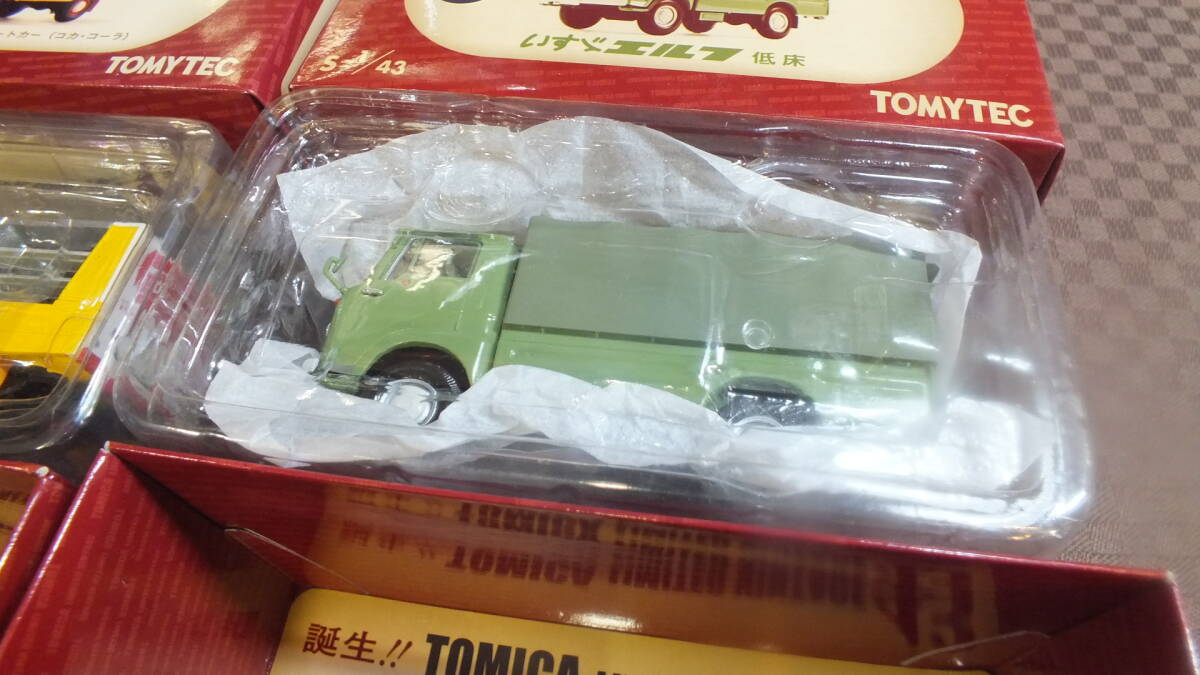 TOMICA LIMITED VINTAGE 43 いすゞ エルフ ルートカー （コカコーラ） 低床 2台まとめての画像6