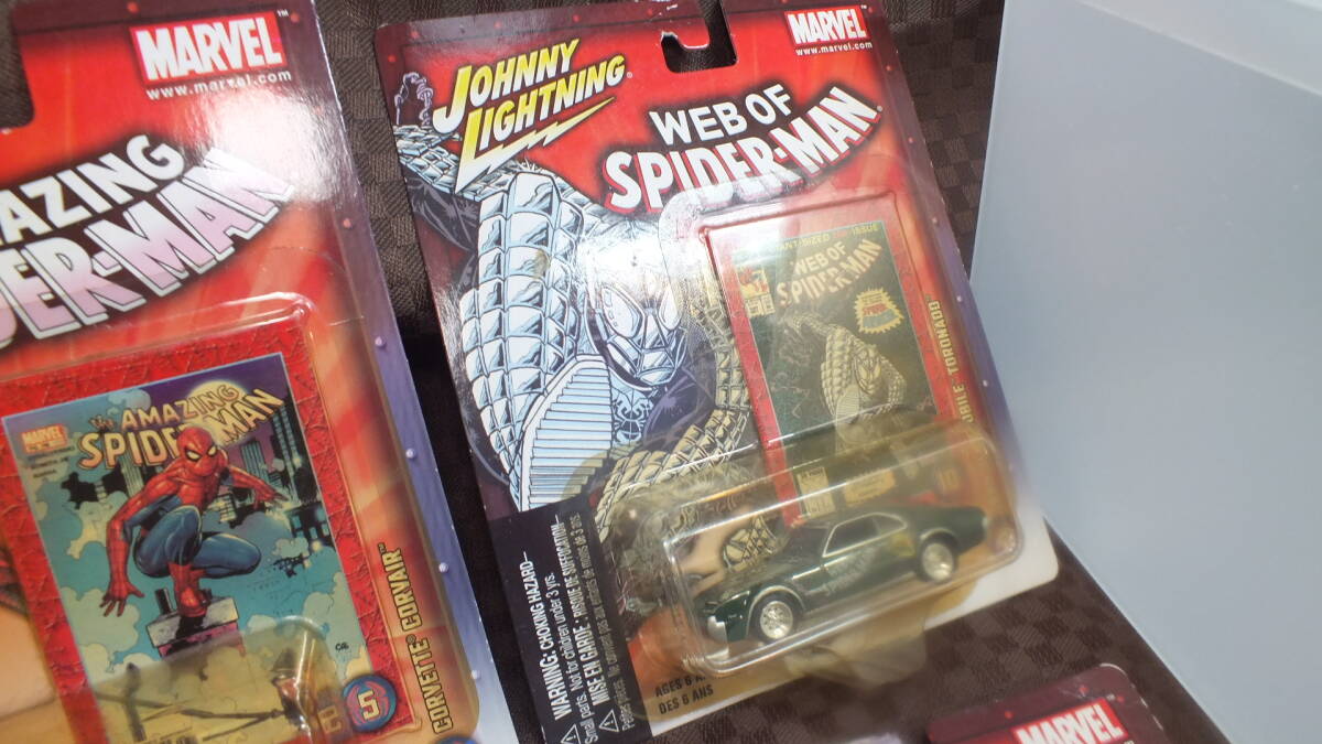 JOHNNY LIGHTNING ジョニーライトニング 1/64 SPIDER MANダイキャスト ミニカー まとめて　9台_画像9