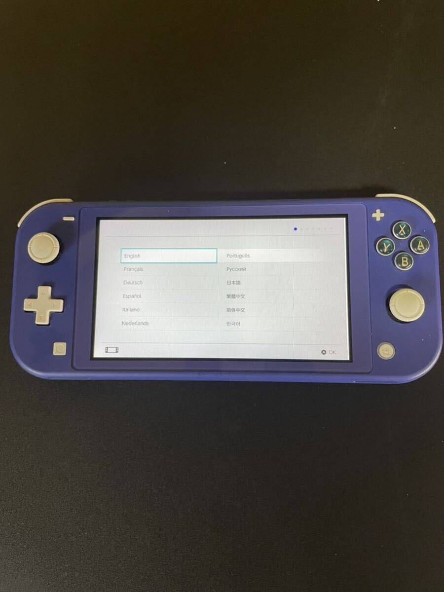 Nintendo Switch Lite ブルー ジャンク品_画像2