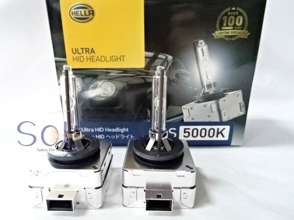 BMW E82 E87 E88 E92 E93 F01 F02 F03 F10 F11 F07 ヘッドライト HIDバルブ D1S 35W 5000K HELLA製 ULTRA HIDシリーズ 車検対応 1年保証_画像6