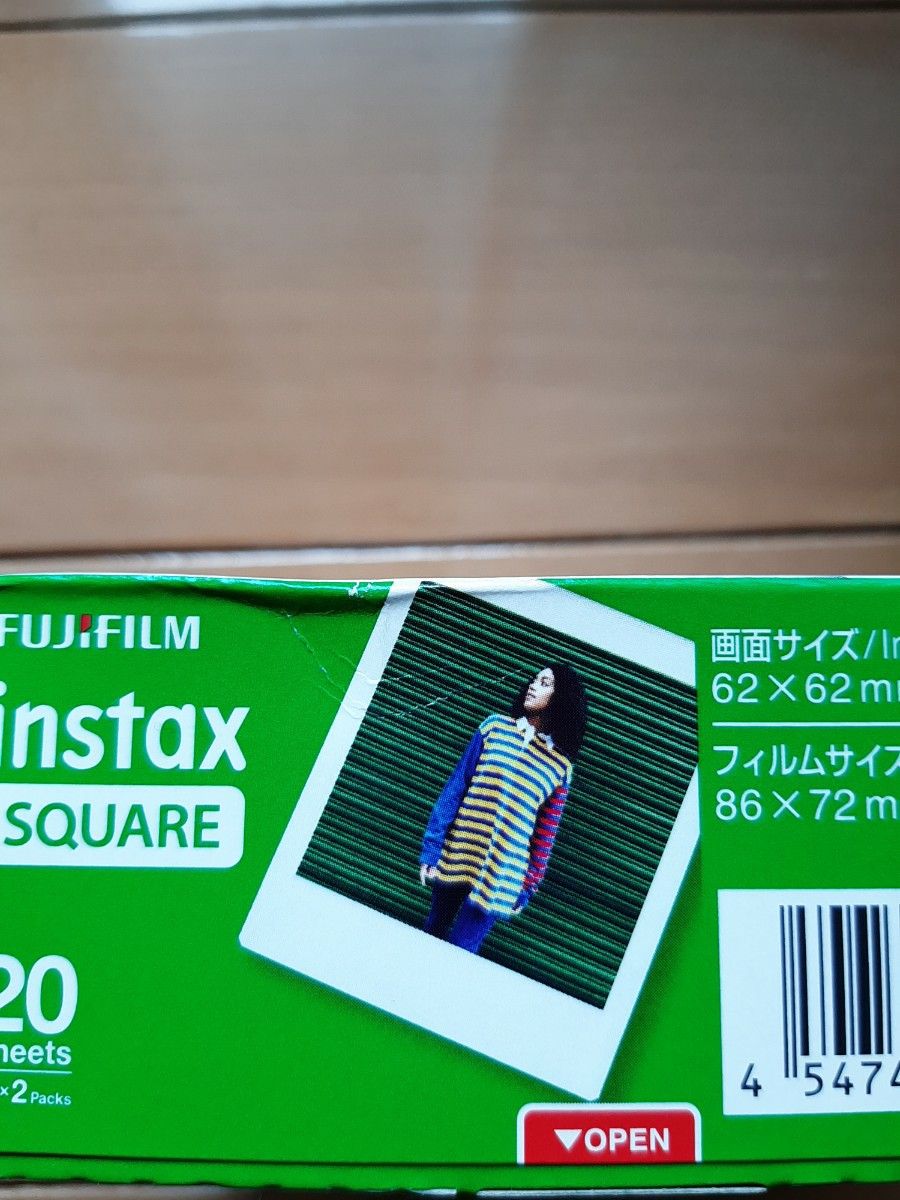 訳あり富士フイルム instax mini SQUARE チェキ用フィルム