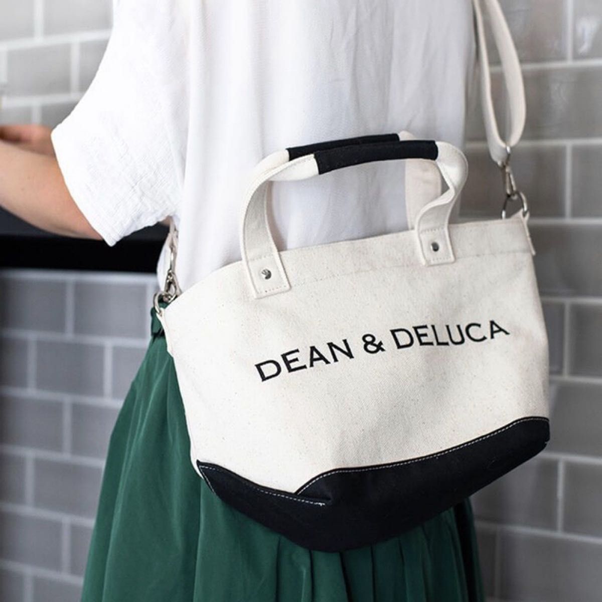 新品未使用　DEAN&DELUCA トートバッグ ショルダー 2WAY 黒