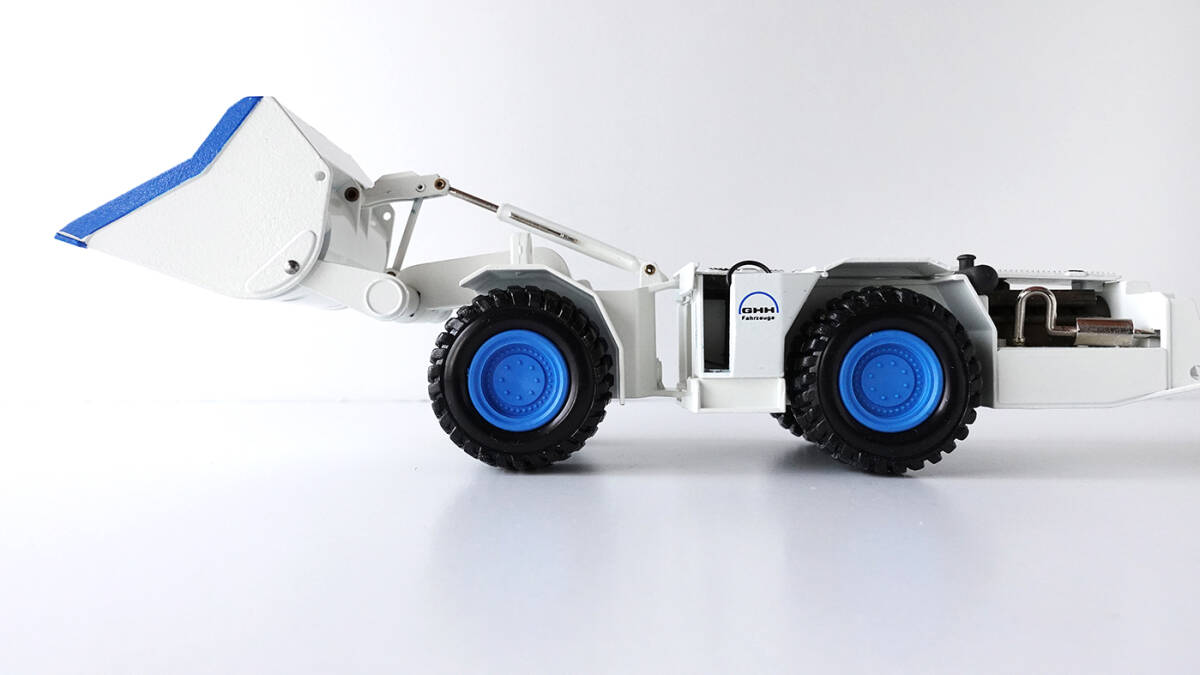 【限定カラー】絶版 1/50 MAN GHH Tunnel lader Conrad 2430/0 ホワイトカラー ホイールローダー コンラート コンラッド 建設機械 ミニカー