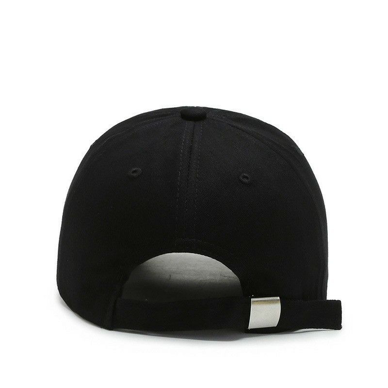 メンズ レディース キャップ 帽子 韓国 ロゴ つば付き ブラック 黒 英字 男女兼用 熱中症 運動会 アウトドア