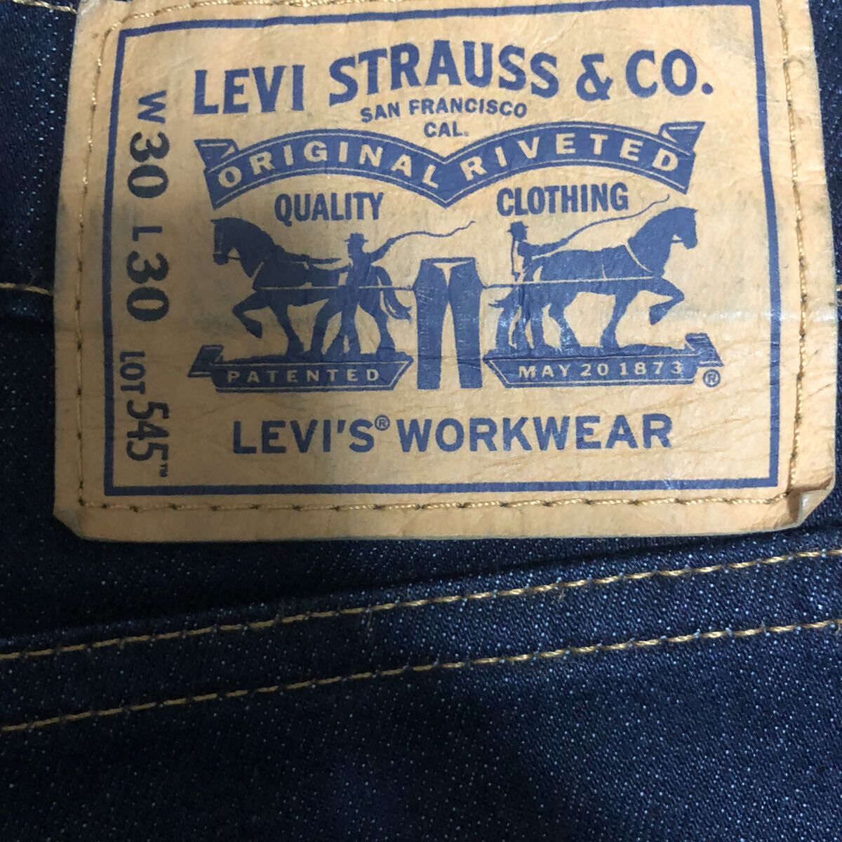 ★ Levi’s ★ 545 ストレッチデニム ワークペインターパンツ★W30の画像3