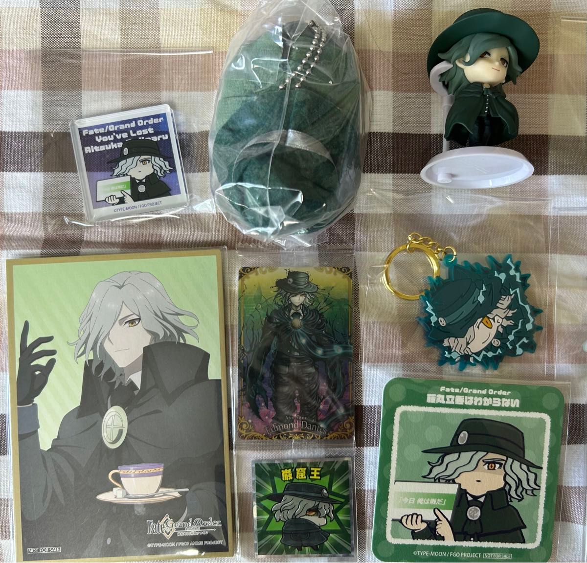 FGO 巌窟王 エドモン・ダンテス グッズ セット Fateシリーズ FGO 巌窟王 エドモン・ダンテス グッズ セット Fateシリーズ