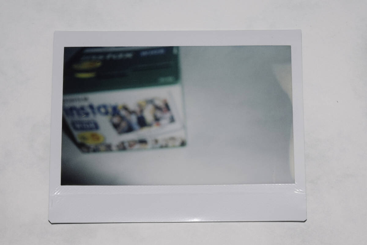 *FUJIFILM instant camera instax wide 200 used Junk in Stax Fuji Polaroid film attached 