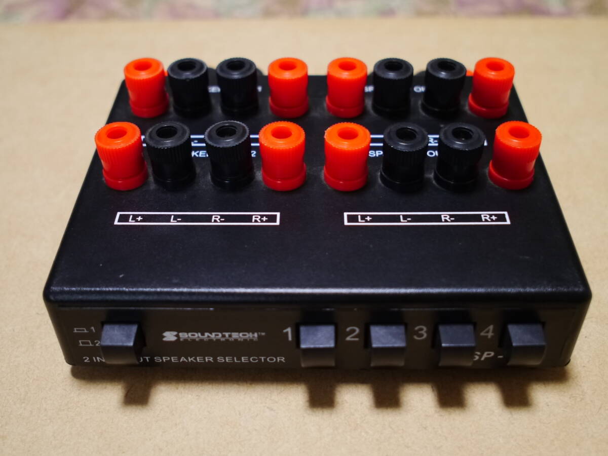 SOUNDTECH SP-24B　スピーカーセレクター　2ＩＮ　4ＯＵＴ_画像2