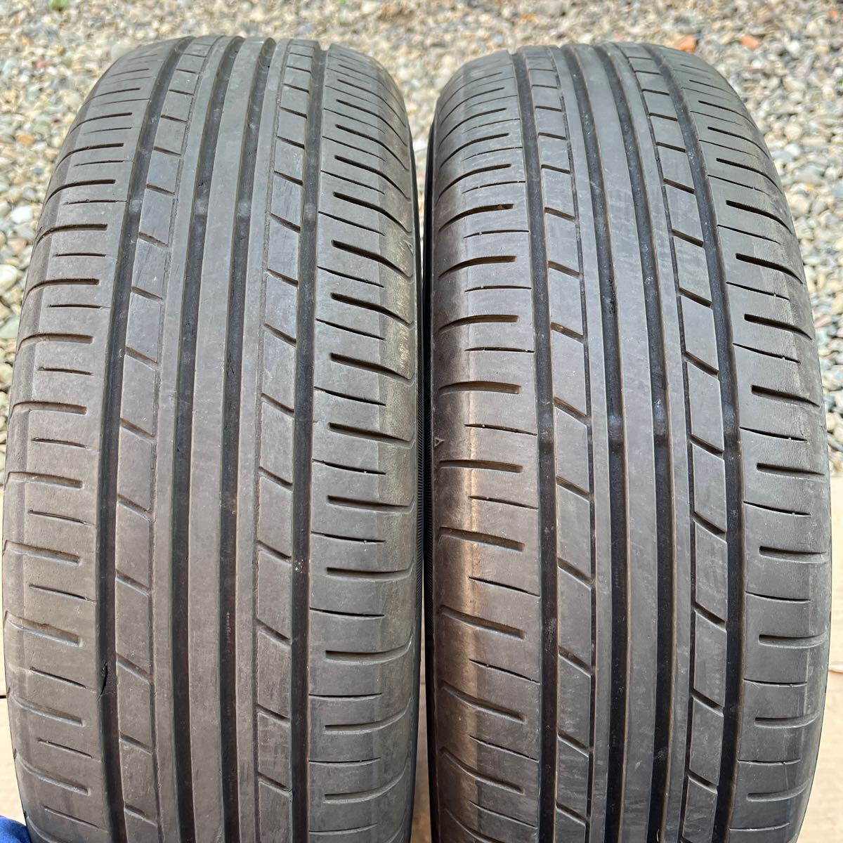 タイヤ1 YOKOHAMA ECOS ES31 155/65R13 製造1221 ヨコハマ エコス 中古タイヤ2本　同梱不可　直接の引取り不可_画像7