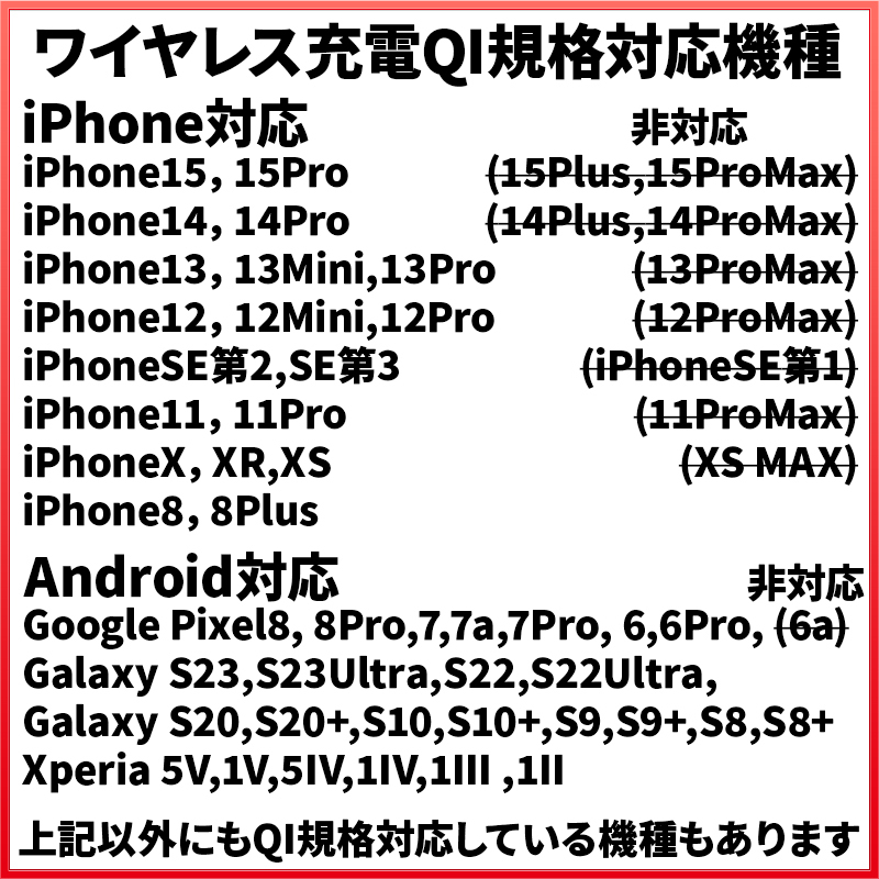 スマホホルダー ワイヤレス 充電器 車 車載 Qi iphone スマホ アンドロイド 置くだけ 充電 スマートフォン ブラック 黒 チャージャー _画像10