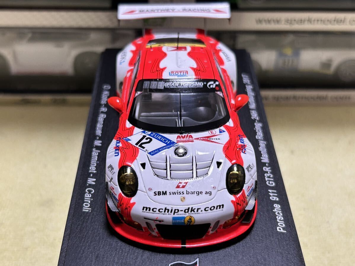 スパーク spark 1/43 Porsche 911 GT3 R - Manthey Racing n°12 - 24H Nurburgring 2017 [SG323]の画像2