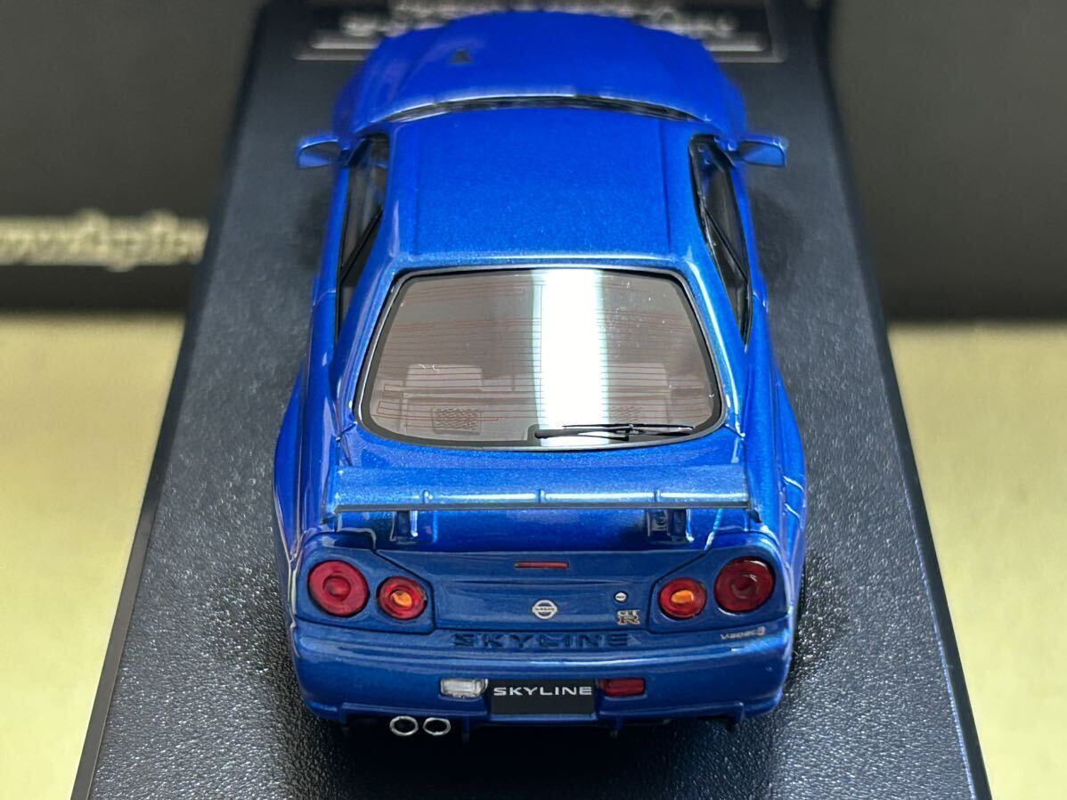 Hpi Racing 1/43 Nissan Skyline GT-R V-spec Ⅱ (R34) Bayside Blue・[8357]の画像6