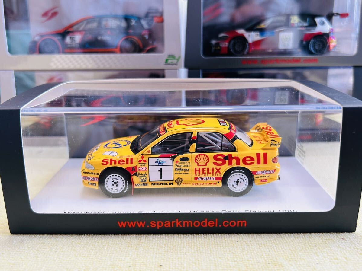 スパーク spark 1/43 Mitsubishi Lancer Evolution #1 - Winner Rally Finland 1995 [S6502] T.Makinen / S.Harjanne_画像10