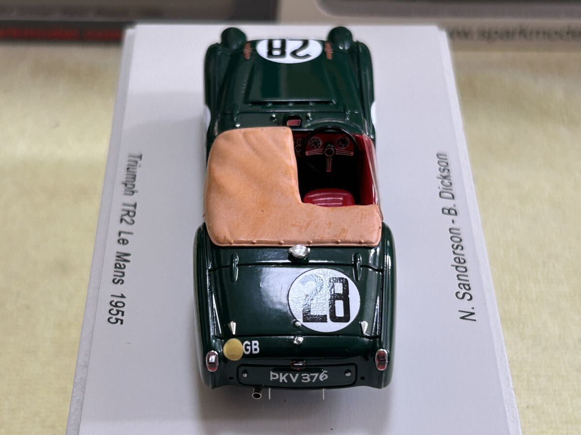 スパーク spark 1/43 Triumph TR2 #28 - Le Mans 1955 [S1392]_画像6