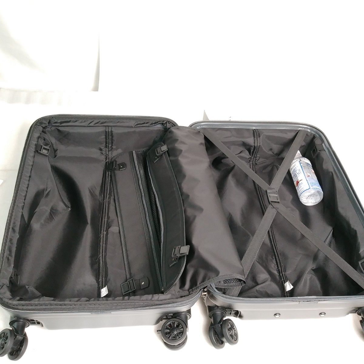 ②　ガンメタ　Lサイズ　 スーツケース　拡張機能　ダイヤル式TSA　サスペンション　ストッパー　在庫処分　残りわずか