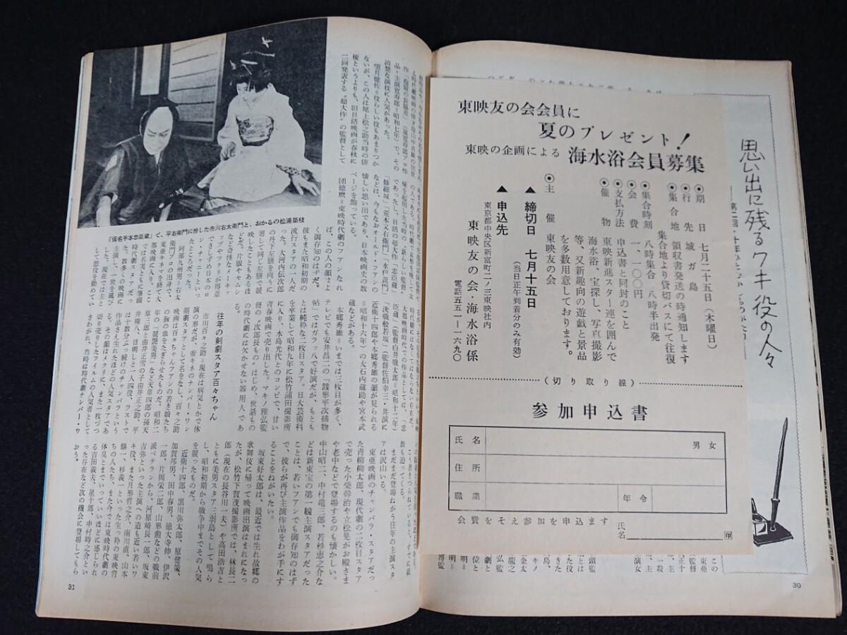 【東映の友】1963年(昭和38年)8月号 表紙:松方弘樹 御影京子 / 大川橋蔵千葉真一 北大路欣也 三田佳子 松方弘樹 里見浩太郎 中村賀津雄 他の画像9