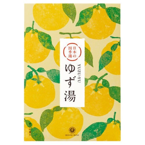 二袋 日本の四季湯しょうがの香りゆずの香りハウスオブローゼ入浴剤バスソルト_画像1