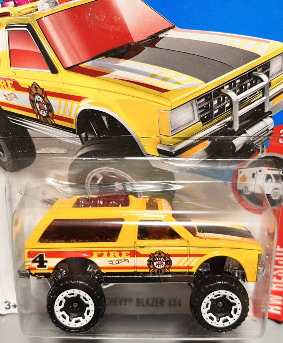 ホットウィール シェビー ブレーザー 4×4 CHEVY BLAZER 4×4 レスキュー_画像1