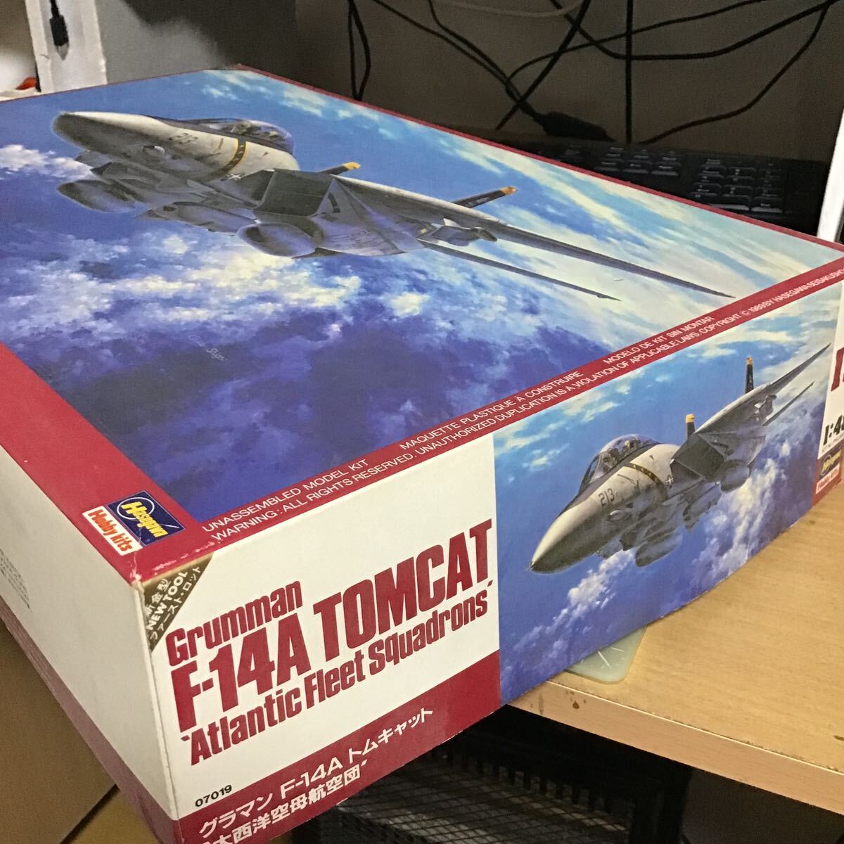 [HASEGAWA] 1/48 America navy . on fighter (aircraft) F-14A TOMCAT large West empty . aviation .
