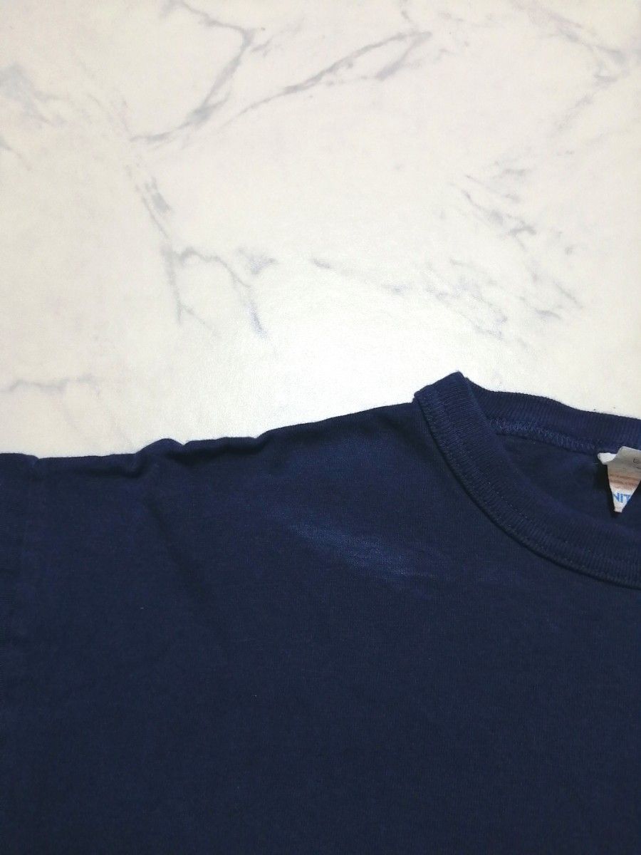90s USA製 本物 イリノイ フリーメイソン ヴィンテージ Tシャツ 紺色 ネイビー L