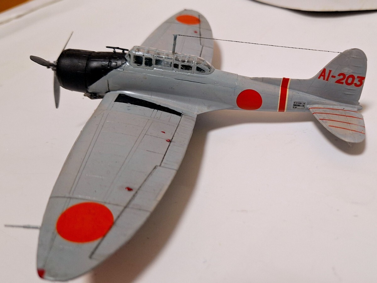 ②(完成品) 99式艦上爆撃機　1/72 スケール(AI 203 空母 赤城機のイメージ) 【真珠湾　第２次攻撃隊】_画像8