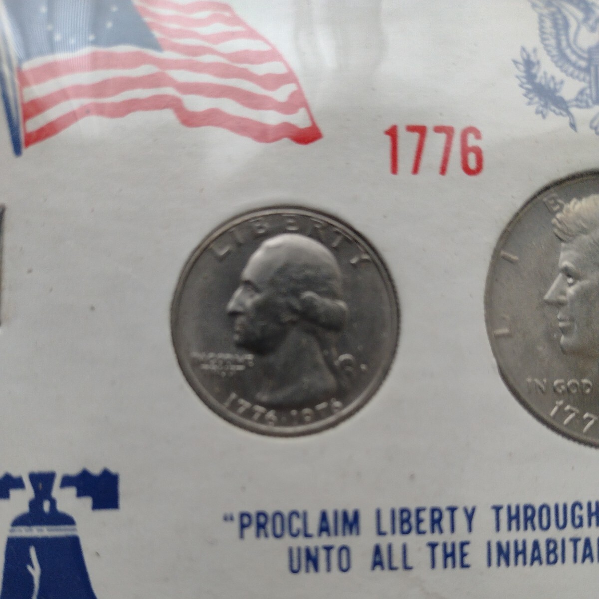 アメリカ合衆国　記念硬貨セット　１ドル　５０セント　２５セント　３枚セット　コイン_画像8