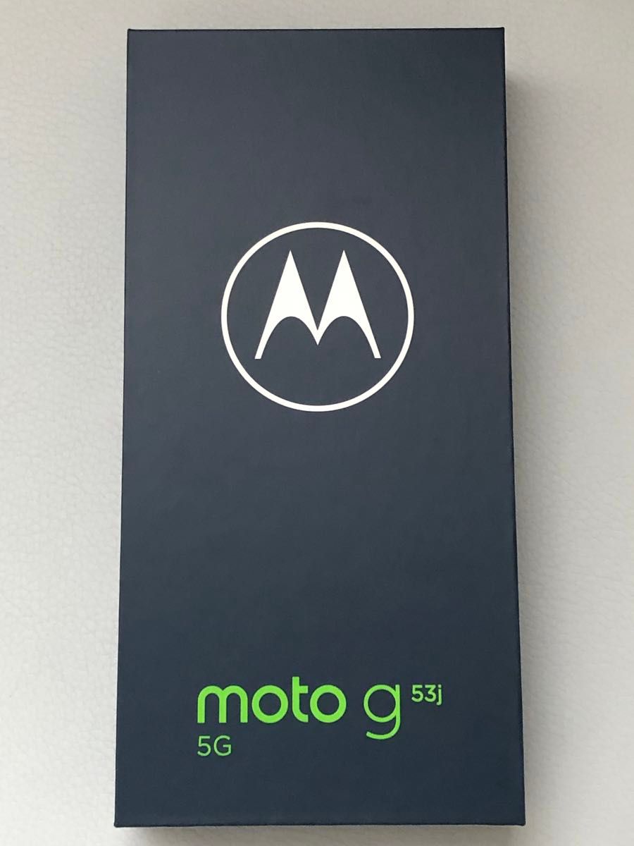 新品未開封 moto g53j 5G インクブラック SIMフリー