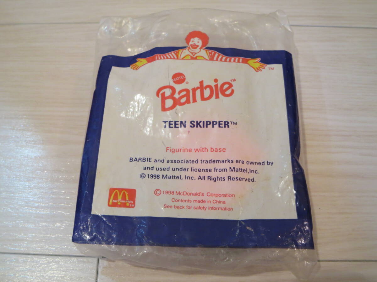 ro1998 год McDonald's happy комплект Barbie кукла [TEEN SKIPPER]