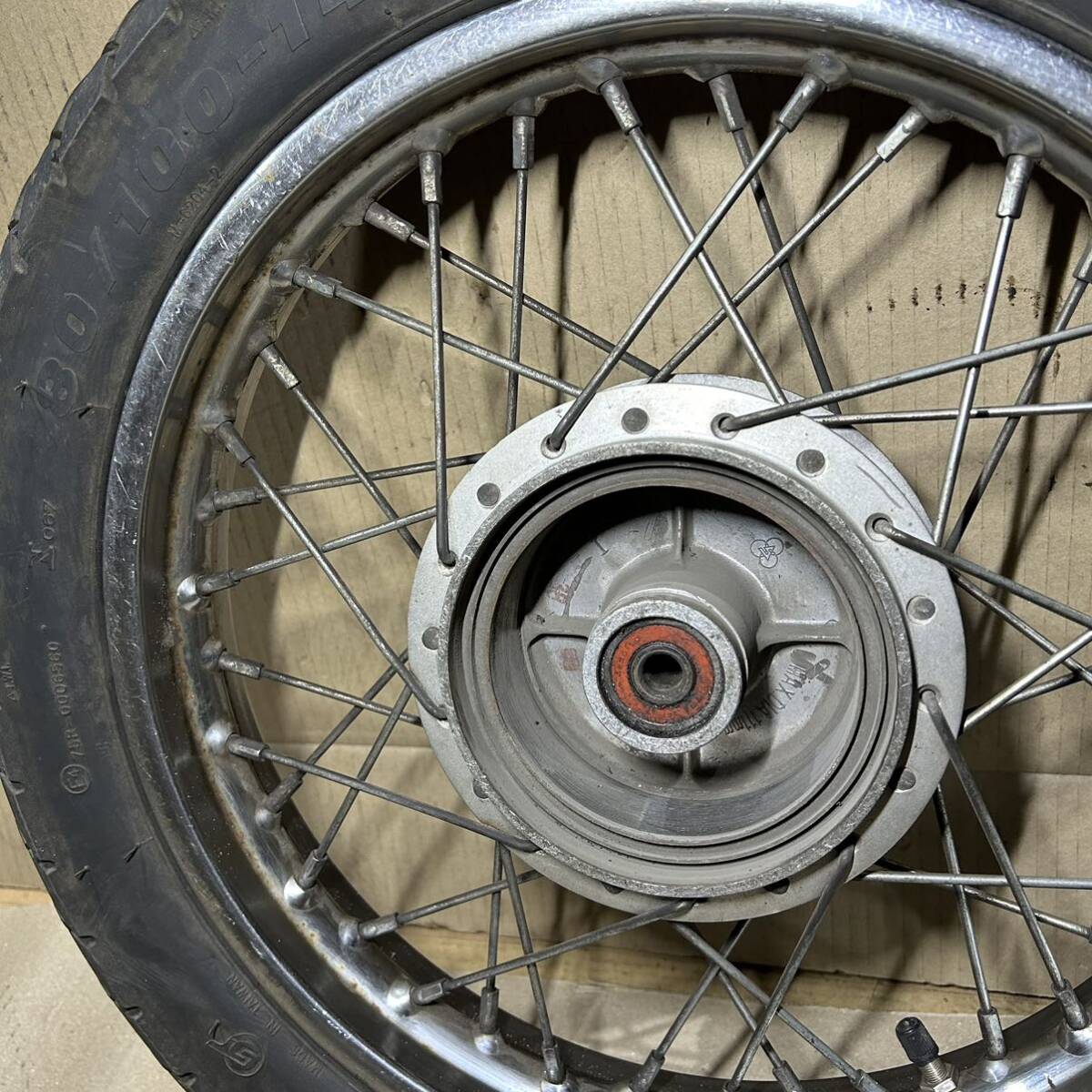 HONDA スーパーカブ110プロ JA10 純正リアホイールタイヤ|Yahoo HONDA スーパーカブ110プロ JA10 純正リアホイールタイヤ|Yahoo