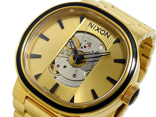 ニクソン NIXON キャピタル オートマティック 腕時計 A089-510 ゴールド_画像1