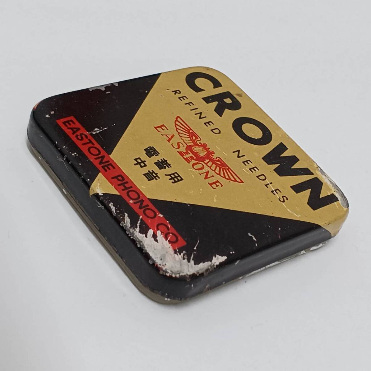 CROWN クラウン 蓄音機 鉄針 電畜用 中音 ヴィンテージ EASTONE PHONO　CO.　昭和レトロ_画像4