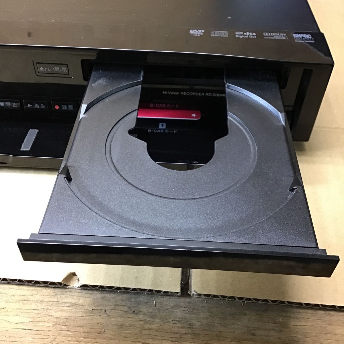 東芝 DVD/HDDレコーダー RD-S304K リモコン付 中古品_画像4