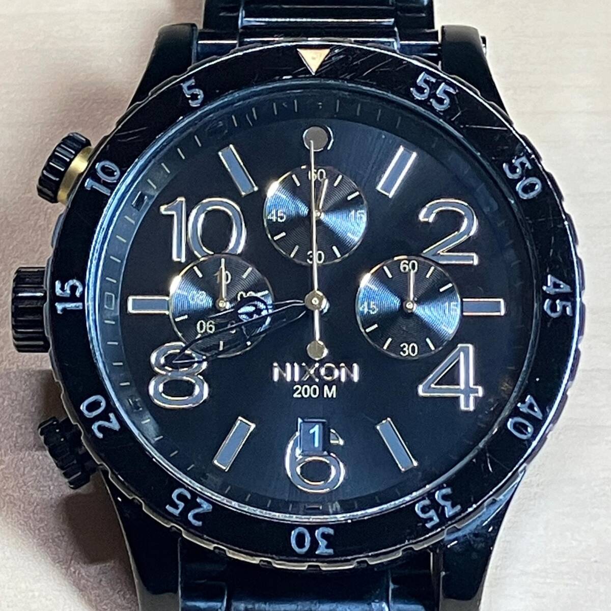 NIXON（ニクソン）THE 42-20 CHRONO 腕時計（ジャンク）の画像2