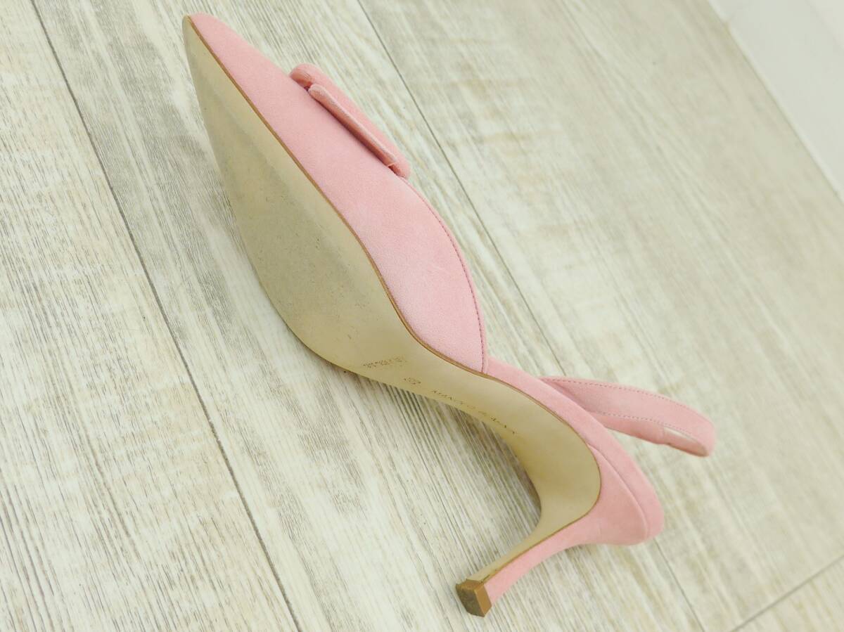 Manolo Blahnik マノロブラニク 22SS MAYSLI スエードパンプス Manolo Blahnik マノロブラニク 22SS MAYSLI スエードパンプス