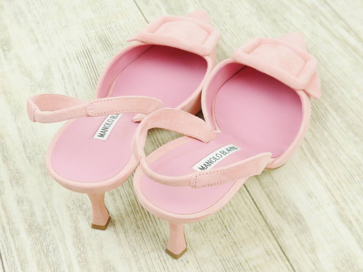 Manolo Blahnik マノロブラニク 22SS MAYSLI スエードパンプス Manolo Blahnik マノロブラニク 22SS MAYSLI スエードパンプス