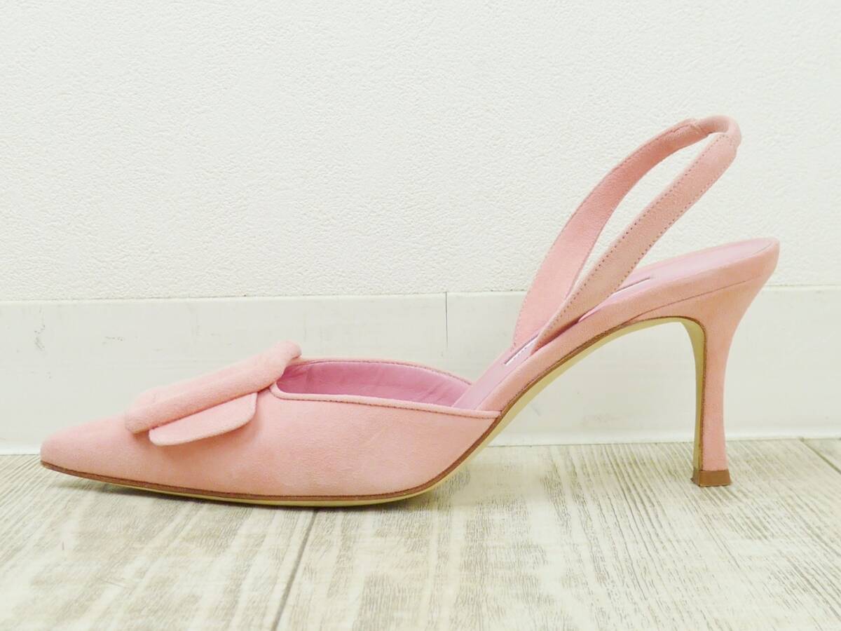 Manolo Blahnik マノロブラニク 22SS MAYSLI スエードパンプス Manolo Blahnik マノロブラニク 22SS MAYSLI スエードパンプス