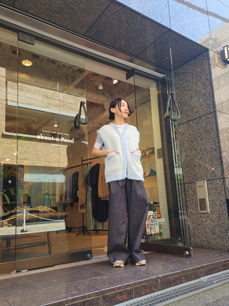 St cecilia/GIRLISH 今季24SS完売 グルカデニム ワイドパンツ St cecilia/GIRLISH 今季24SS完売 グルカデニム ワイドパンツ