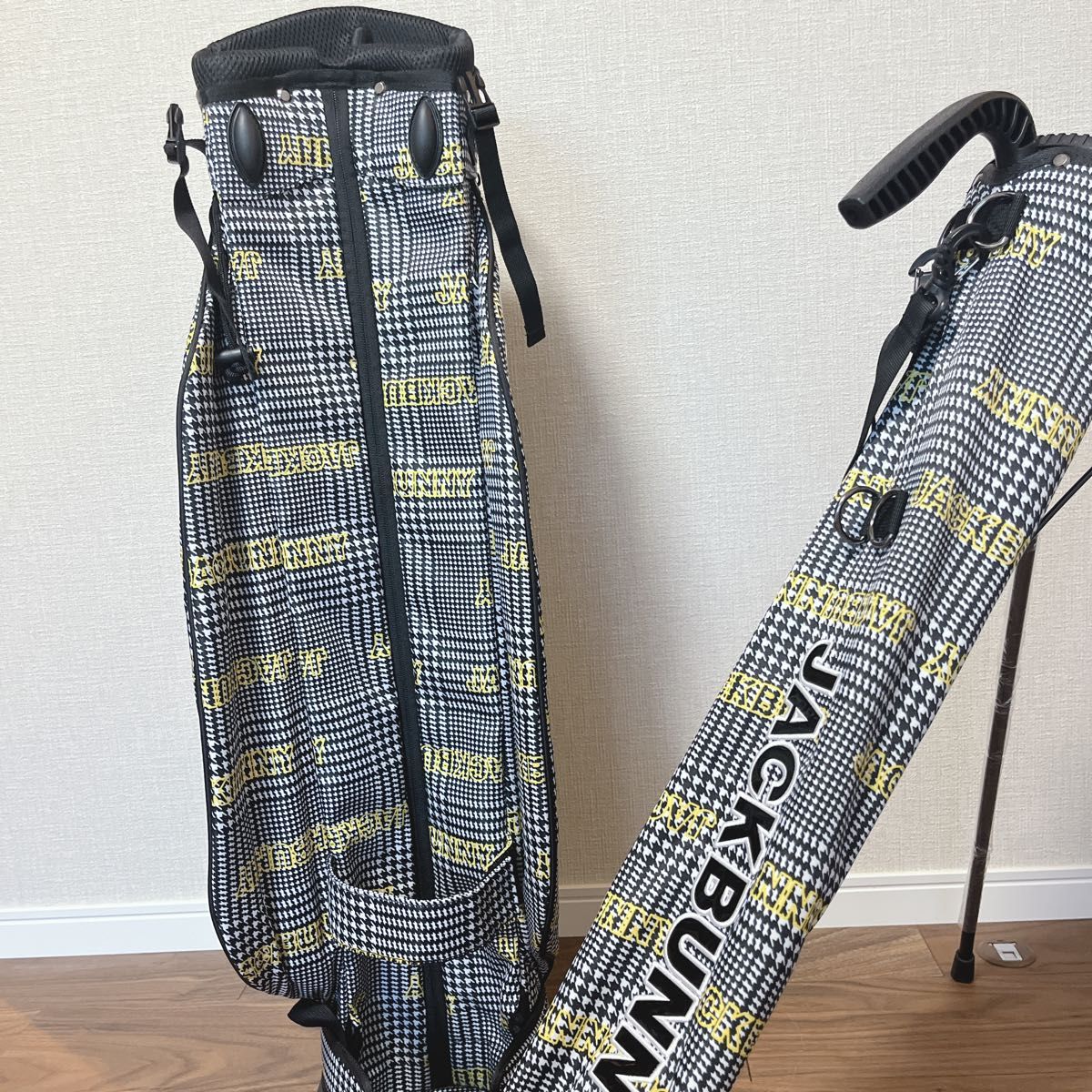 新品 ジャックバニー 親子キャディバッグ セルフスタンド付 新品 ジャックバニー 親子キャディバッグ セルフスタンド付